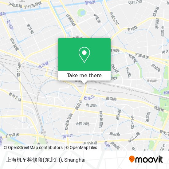 上海机车检修段(东北门) map