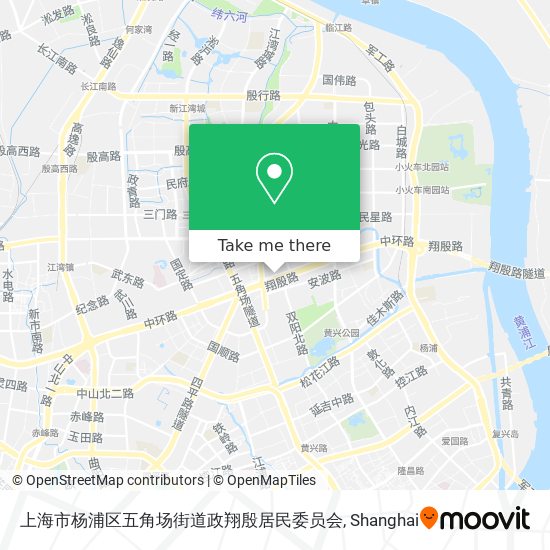 上海市杨浦区五角场街道政翔殷居民委员会 map