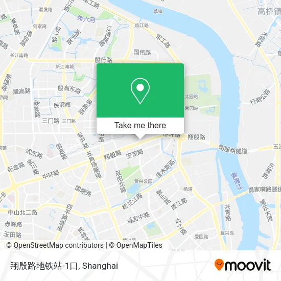 翔殷路地铁站-1口 map