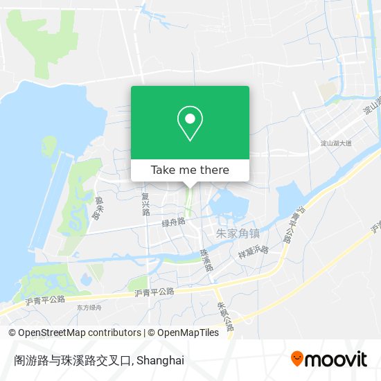 阁游路与珠溪路交叉口 map