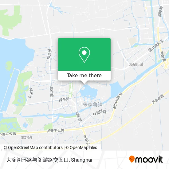 大淀湖环路与阁游路交叉口 map