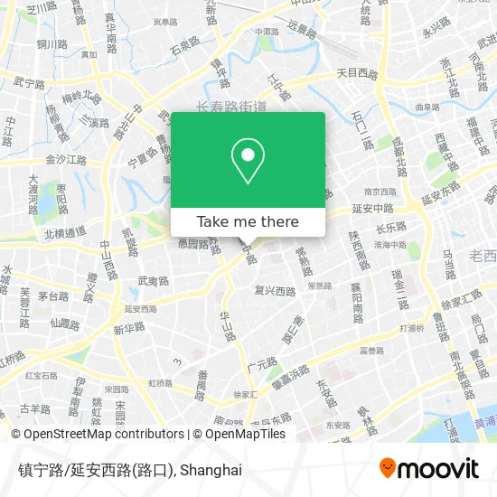 镇宁路/延安西路(路口) map