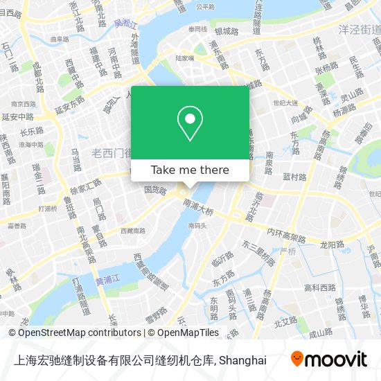 上海宏驰缝制设备有限公司缝纫机仓库 map