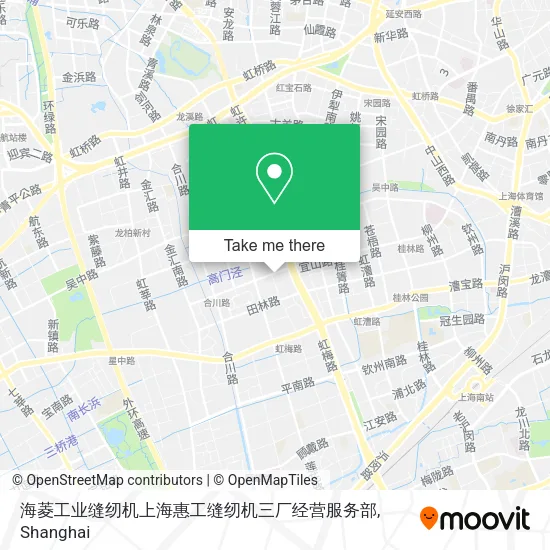 海菱工业缝纫机上海惠工缝纫机三厂经营服务部 map