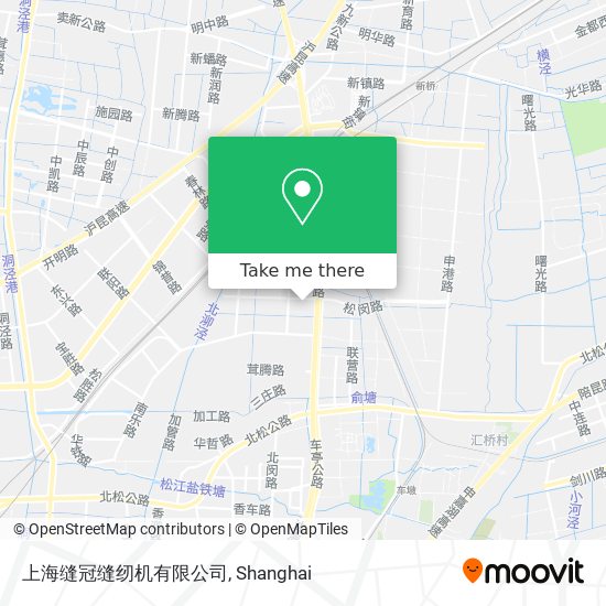 上海缝冠缝纫机有限公司 map