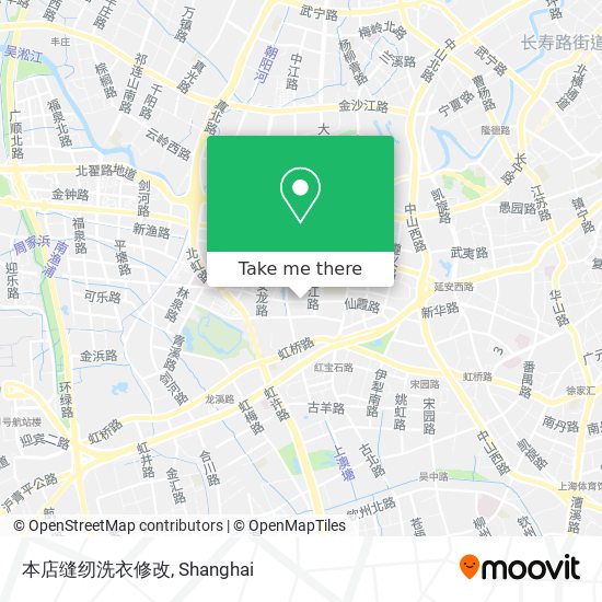 本店缝纫洗衣修改 map