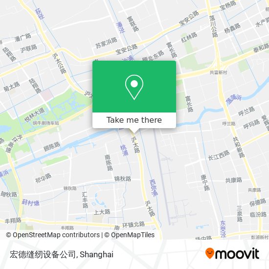 宏德缝纫设备公司 map