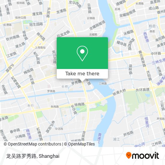 龙吴路罗秀路 map