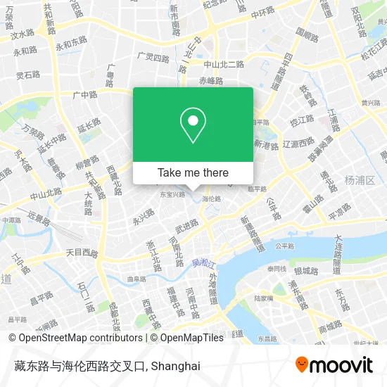 藏东路与海伦西路交叉口 map