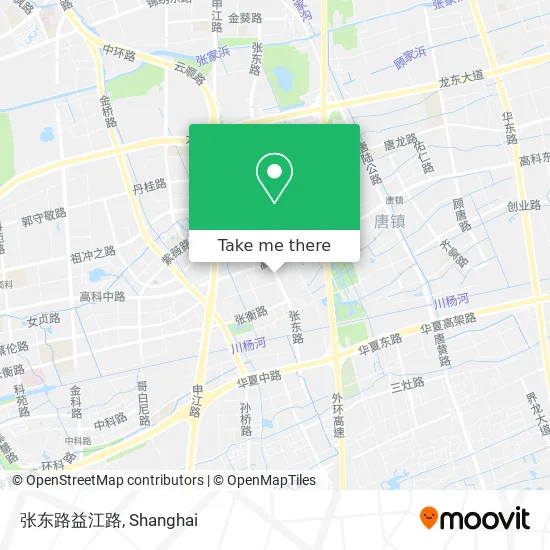 张东路益江路 map