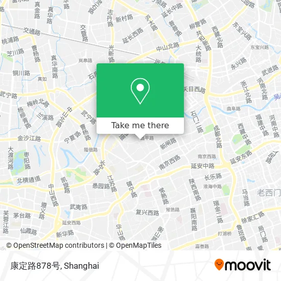康定路878号 map