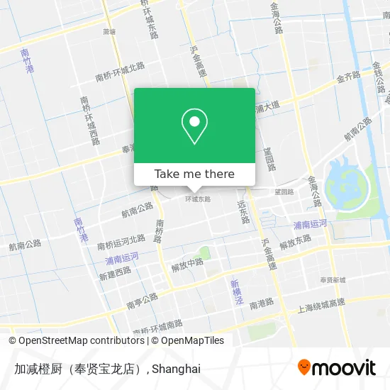 加减橙厨（奉贤宝龙店） map