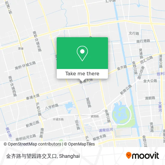 金齐路与望园路交叉口 map