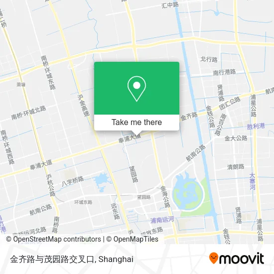金齐路与茂园路交叉口 map