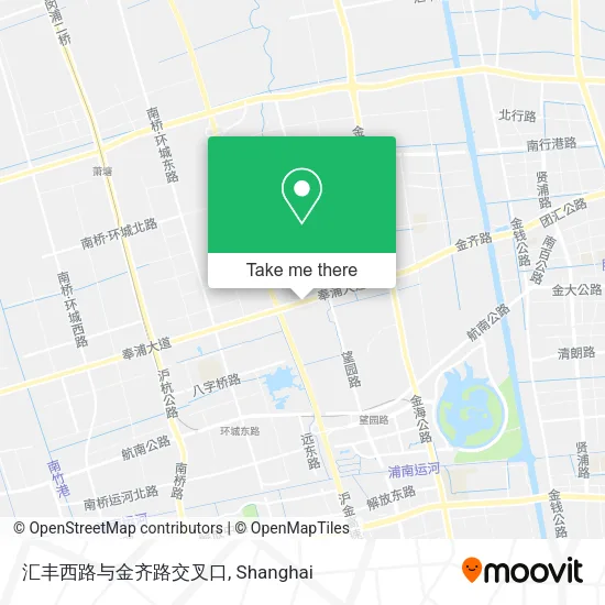 汇丰西路与金齐路交叉口 map
