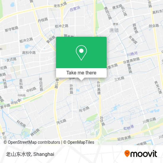 老山东水饺 map