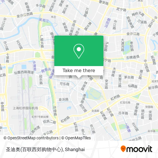 圣迪奥(百联西郊购物中心) map