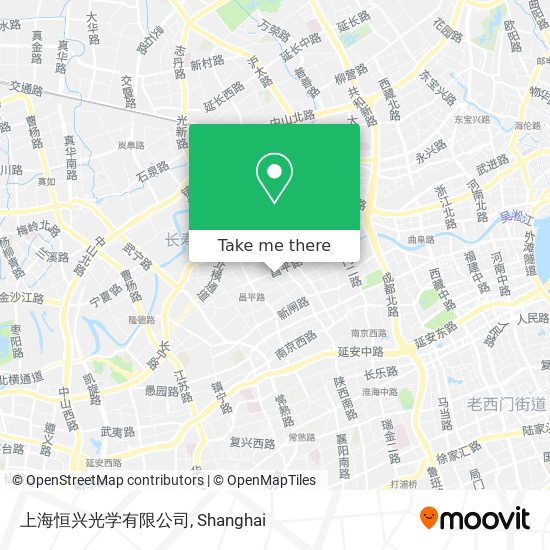 上海恒兴光学有限公司 map