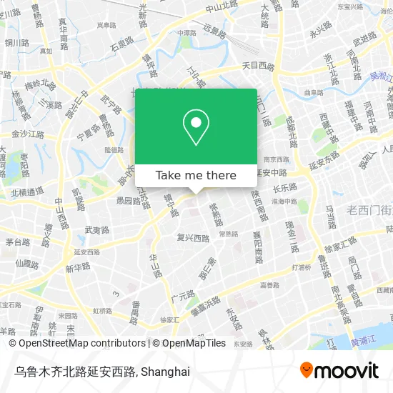 乌鲁木齐北路延安西路 map