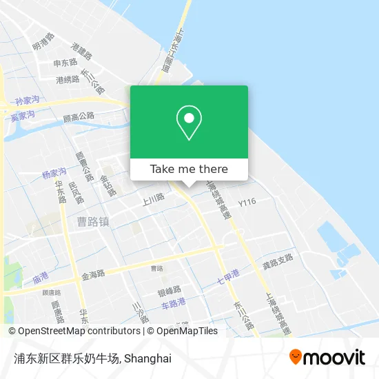 浦东新区群乐奶牛场 map
