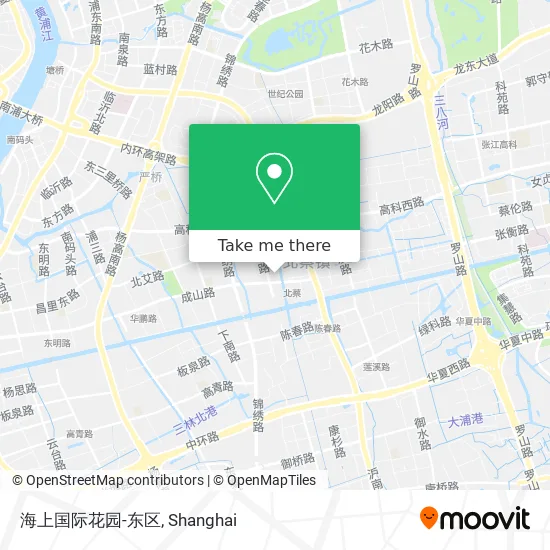 海上国际花园-东区 map