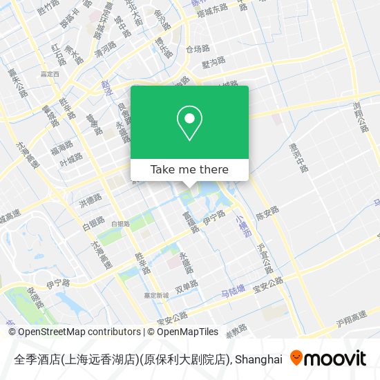 全季酒店(上海远香湖店)(原保利大剧院店) map