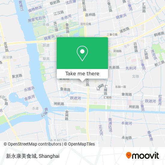新永康美食城 map