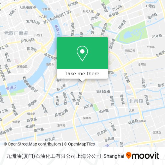 九洲油(厦门)石油化工有限公司上海分公司 map