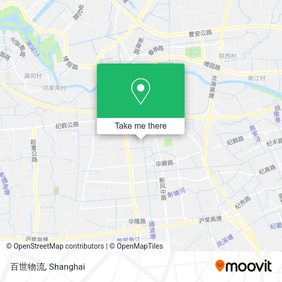 百世物流 map