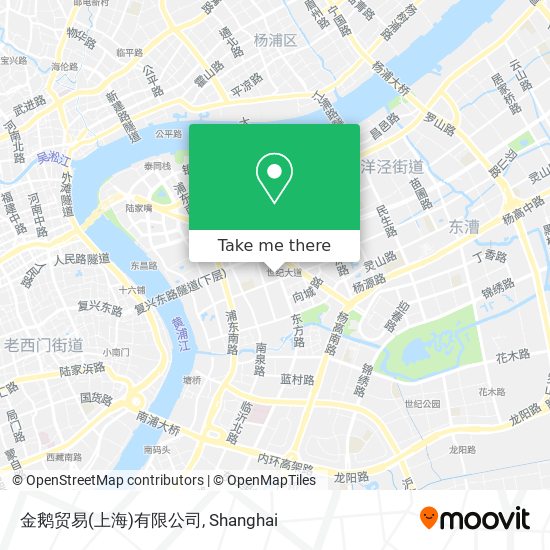 金鹅贸易(上海)有限公司 map