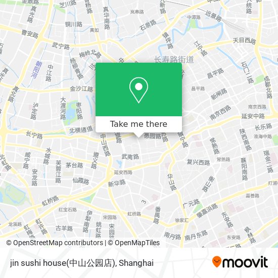 jin sushi house(中山公园店) map