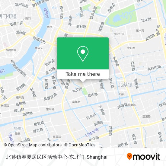 北蔡镇春夏居民区活动中心-东北门 map