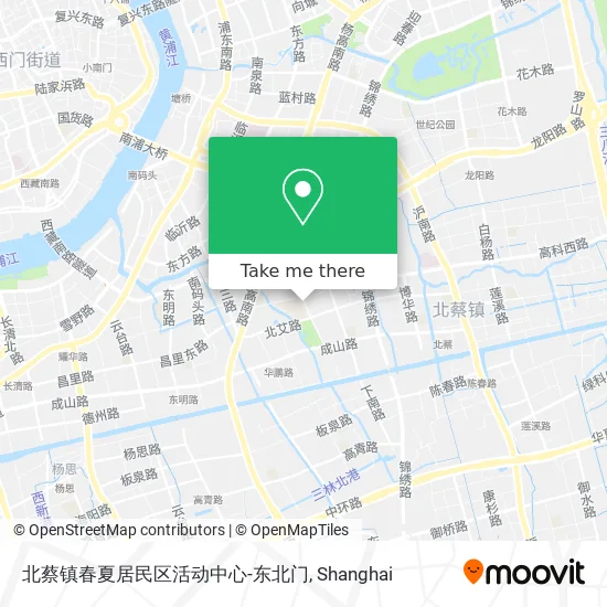 北蔡镇春夏居民区活动中心-东北门 map