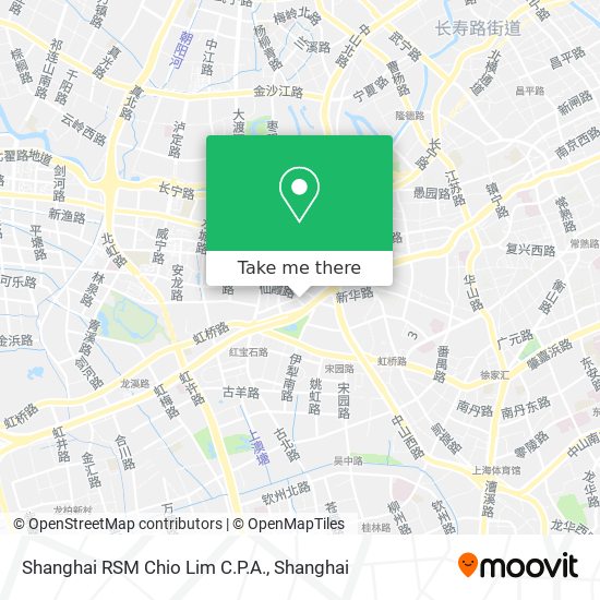 Shanghai RSM Chio Lim C.P.A. map