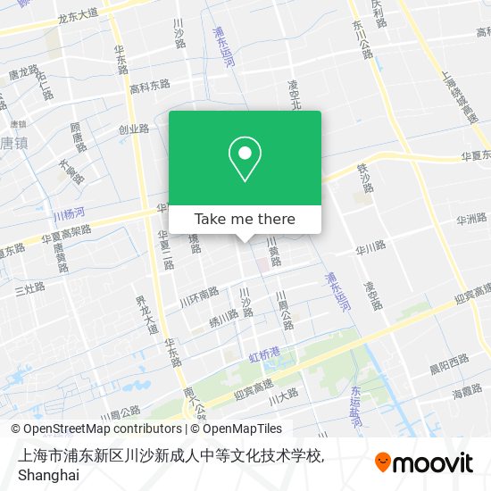 上海市浦东新区川沙新成人中等文化技术学校 map