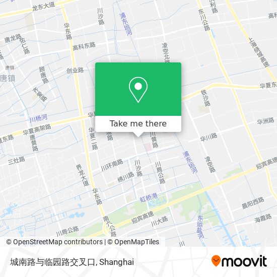 城南路与临园路交叉口 map