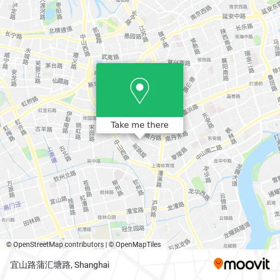 宜山路蒲汇塘路 map