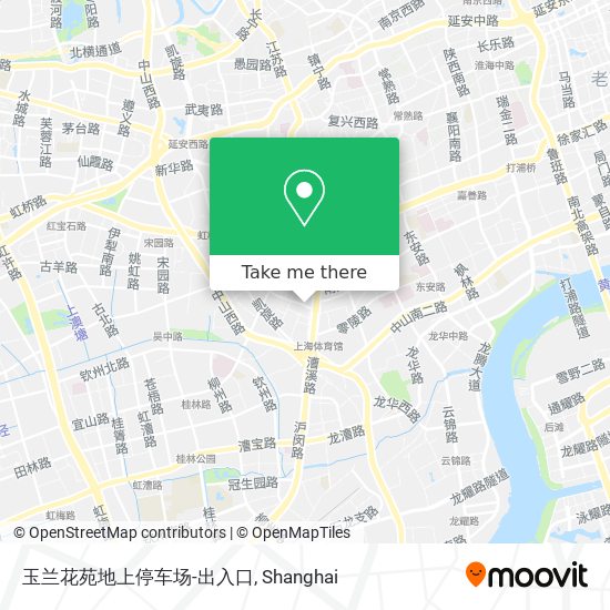 玉兰花苑地上停车场-出入口 map