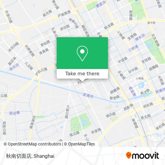 秋南切面店 map