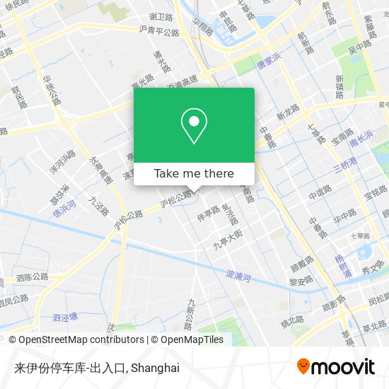 来伊份停车库-出入口 map