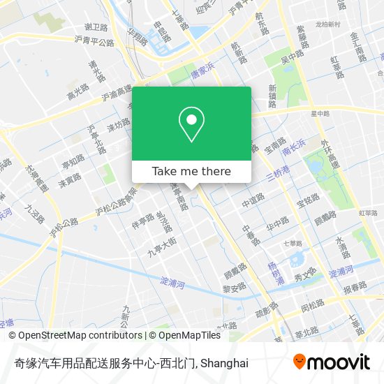 奇缘汽车用品配送服务中心-西北门 map