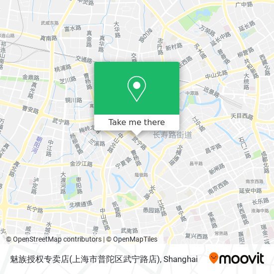 魅族授权专卖店(上海市普陀区武宁路店) map