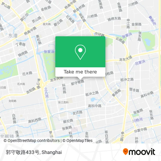 郭守敬路433号 map