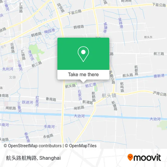 航头路航梅路 map