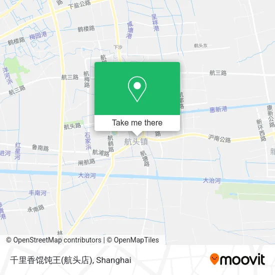 千里香馄饨王(航头店) map