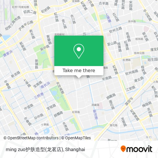 ming zuo护肤造型(龙茗店) map