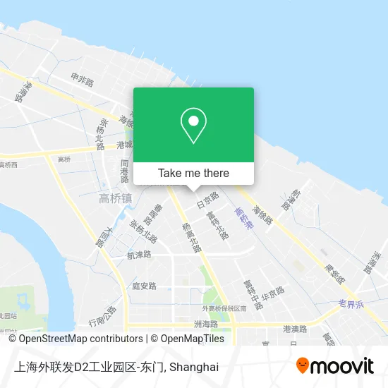 上海外联发D2工业园区-东门 map