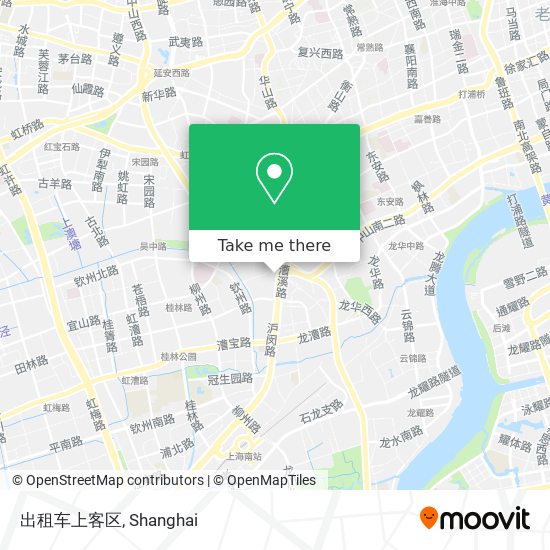 出租车上客区 map