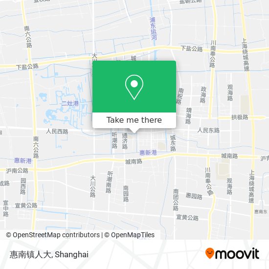 惠南镇人大 map