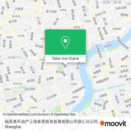 福美来不动产上海泰昱投资发展有限公司徐汇分公司 map